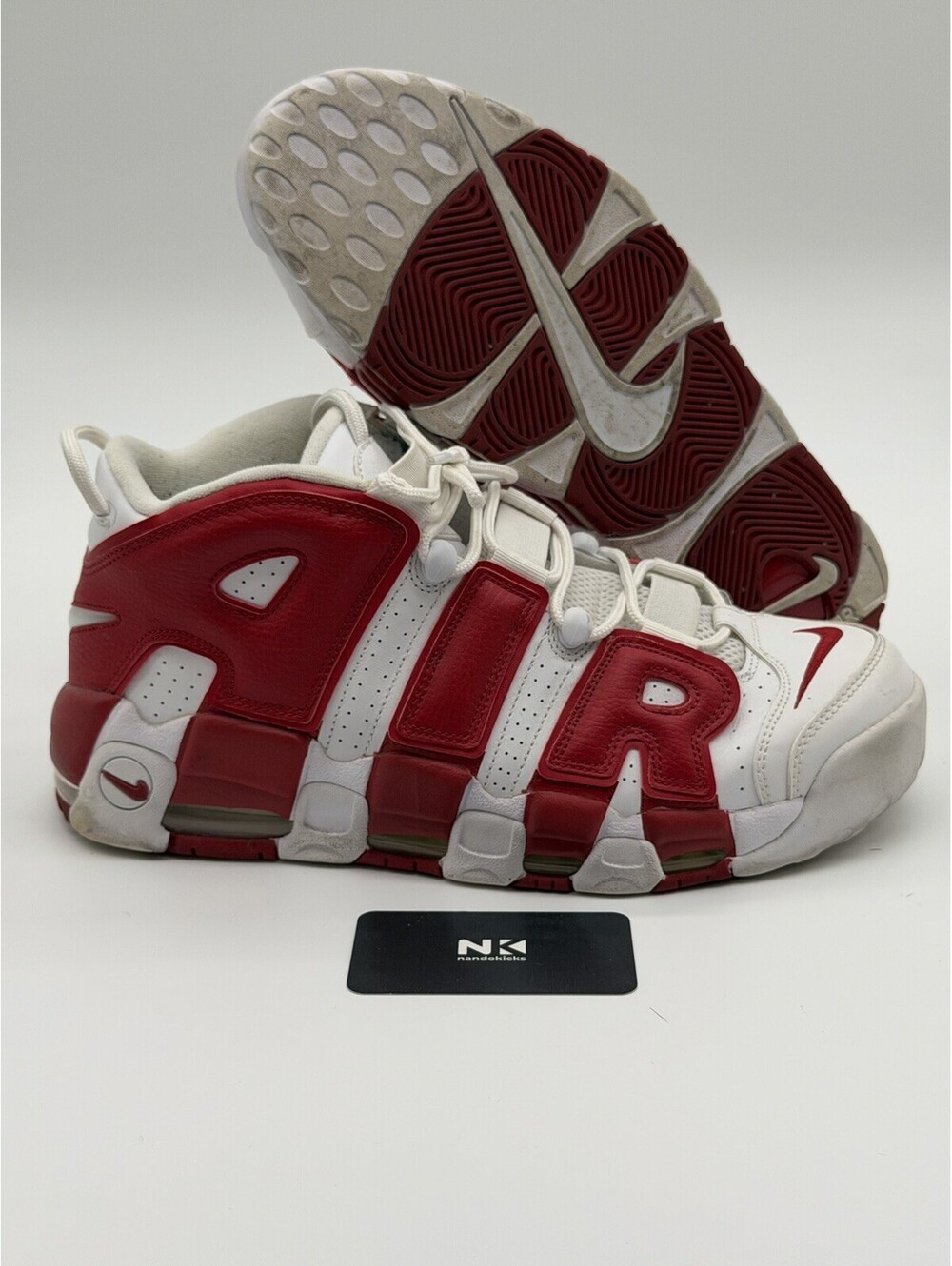 Nike Air More Uptempo Varsity Red Size 11.5M USED